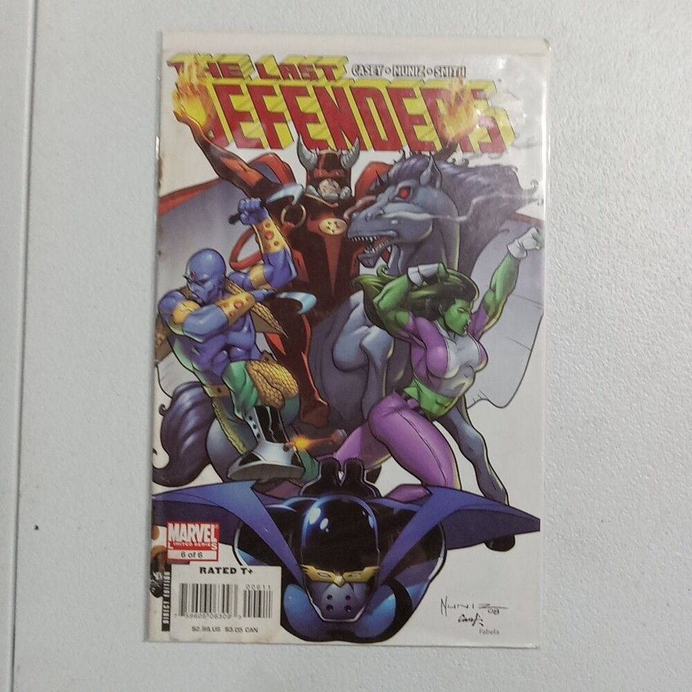 Marvel The Last Defenders No 6 2008 Comic Book
